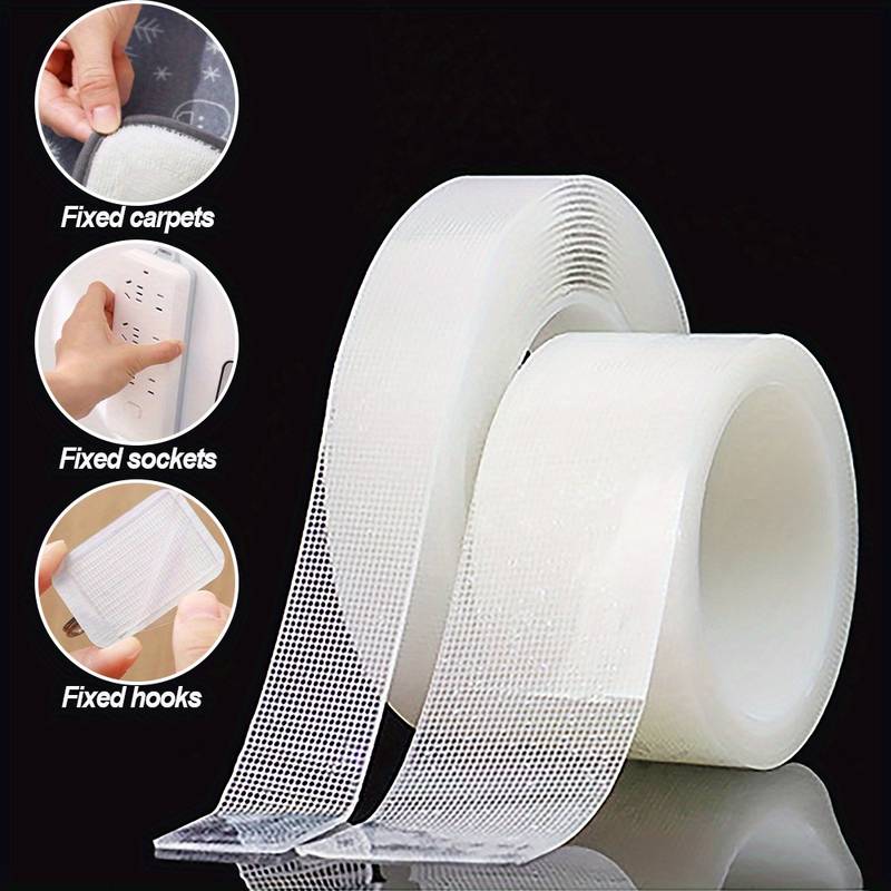 Mesh Double Sided Nano Tape, Clear Double Sided High Bond Tape, No Residual  Gule Left After Tearing Off, For Schools, Offices, Homes, Carpets, Sockets,  Decorative Fixing, Hooks, Etc. - Temu Austria